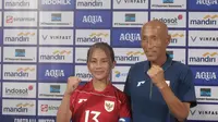 Shafira Ika Putri usai Timnas Indonesia Putri Kalahkan Kirgistan: Kita Harus Posisi Pertama!